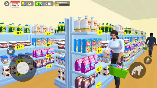 Simulateur de supermarché