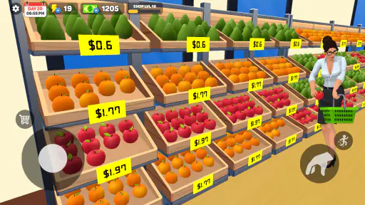 Simulateur de supermarché