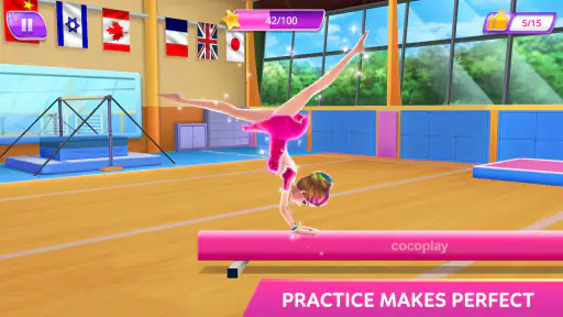 Superstar de gymnastique
