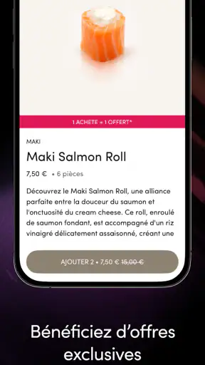 Sushi Shop, livraison de repas