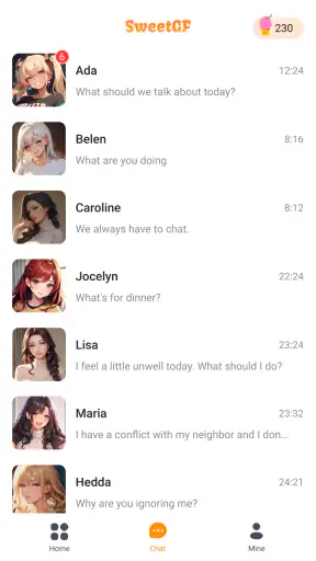 Sweet GF-Virtual Love Story