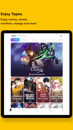 Tapas – Comics and Novels