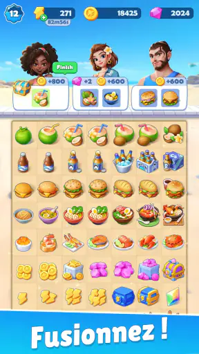 Tasty Travels: Merge Game