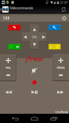 Télécommande pour Freebox