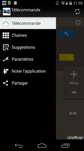 Télécommande pour Freebox