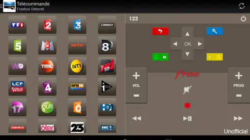Télécommande pour Freebox
