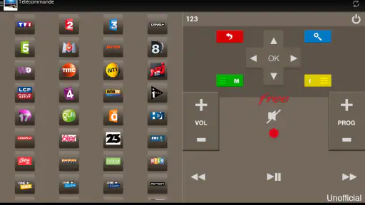 Télécommande pour Freebox