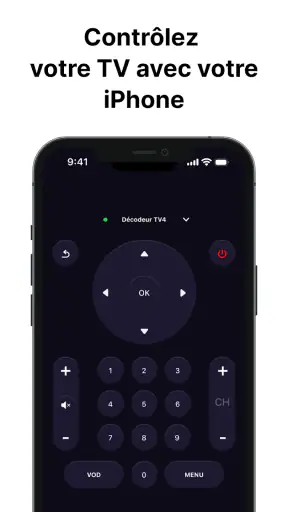 Télécommande pour Orange TV