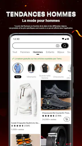 Temu : Achats et Mode en Ligne
