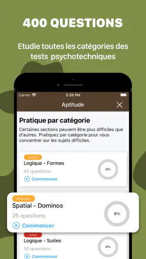 Test d'Aptitude Pour l'Armée