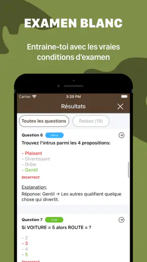 Test d'Aptitude Pour l'Armée