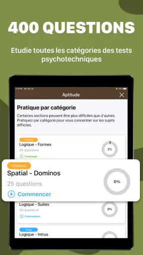 Test d'Aptitude Pour l'Armée