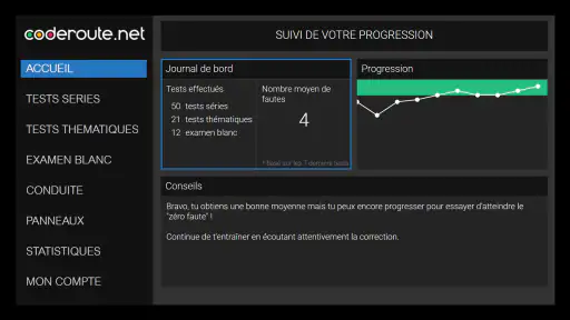 Tests de Code de la Route
