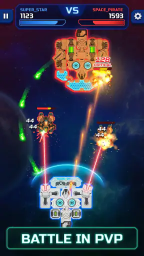 Tiny Space Arena : Combats 1v1