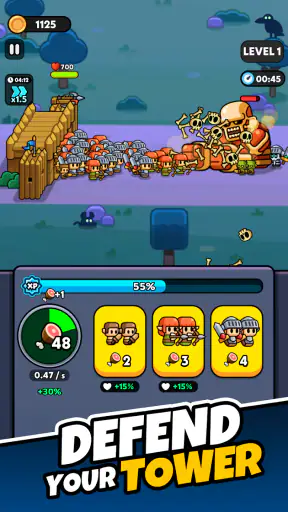 Tiny Warriors Rush - Idle TD