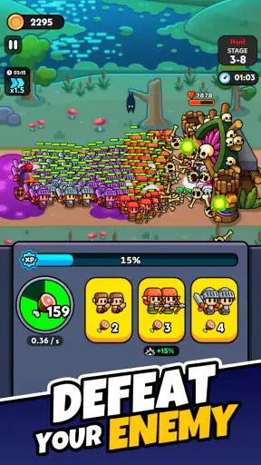 Tiny Warriors Rush - Idle TD