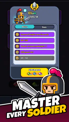 Tiny Warriors Rush - Idle TD