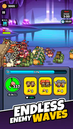Tiny Warriors Rush - Idle TD