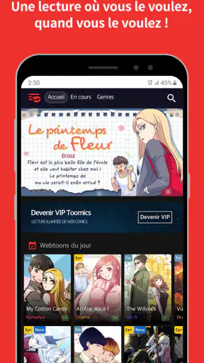 Toomics - Webcomics de qualité