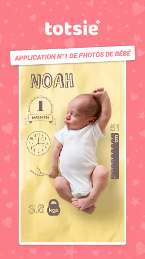 Totsie – Éditeur Photos Bébés