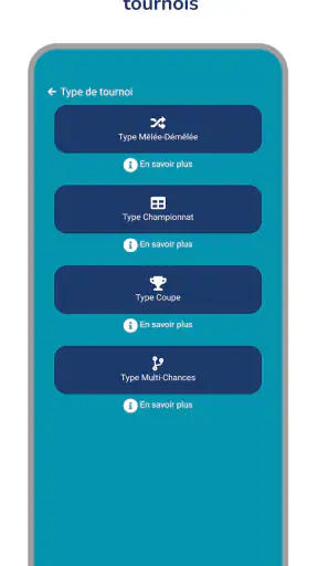Tournois Pétanque App