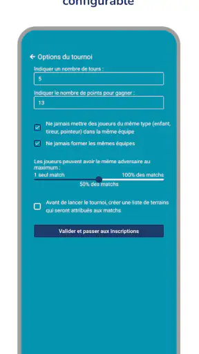 Tournois Pétanque App