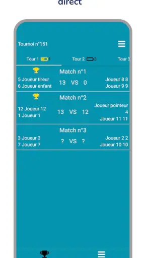 Tournois Pétanque App