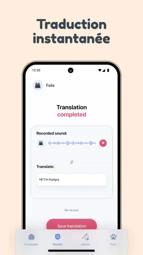 Traducteur de langage du Chat