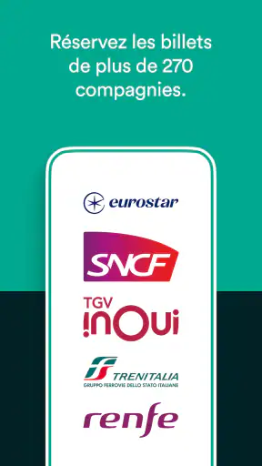 Trainline: voyage train et bus