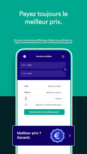 Trainline: voyage train et bus