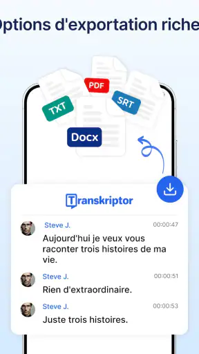 Transkriptor - Parole en Texte