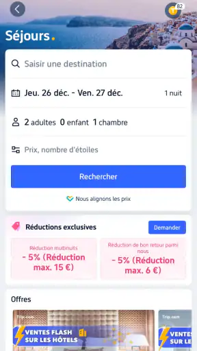 Trip.com: Vols, Hôtels, Train