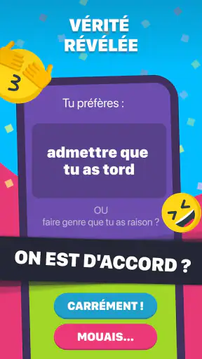 Tu préfères - Jeu de questions