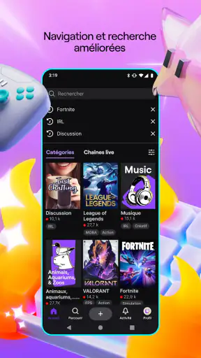 Twitch : streaming en live