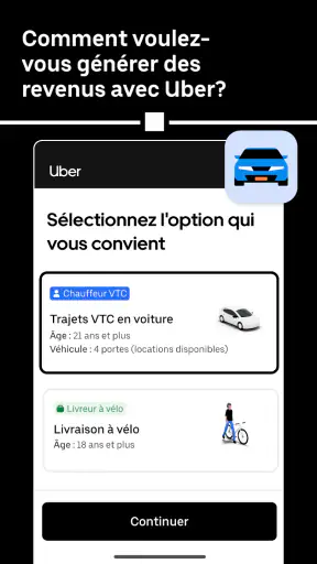 Uber Driver - Appli chauffeurs