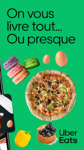 Uber Eats : repas et courses