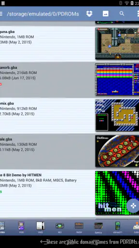 VGBAnext GBA/GBC/NES Emulator