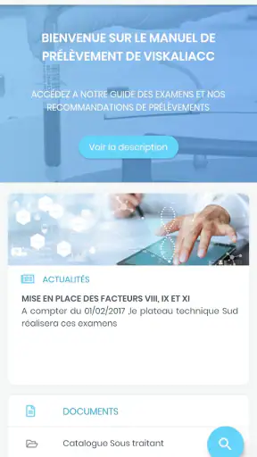 VISKALIACC – Catalogue des exa