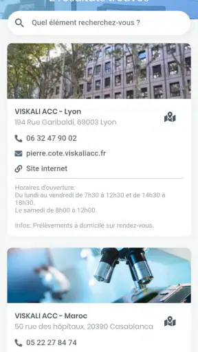 VISKALIACC – Catalogue des exa