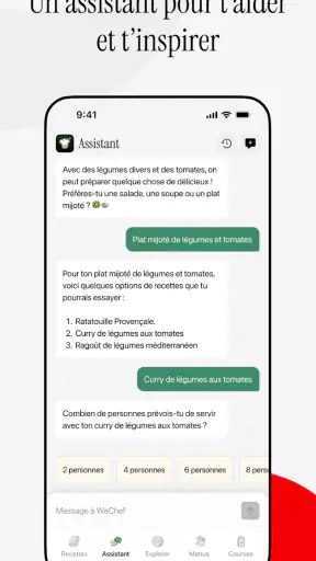WeChef - Carnet de Recettes