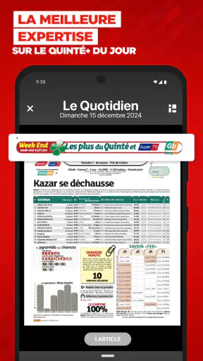 Week End: quinté et pronostic