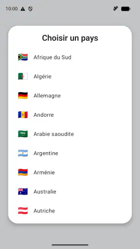 Widget pour Radars fixes et m.