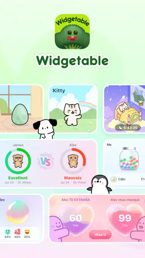 Widgetable : Amis & Couples