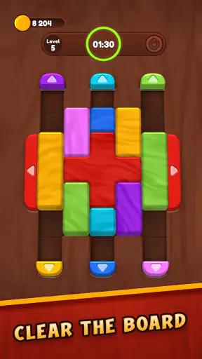 Wood Color Jam - Puzzle
