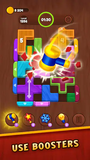 Wood Color Jam - Puzzle