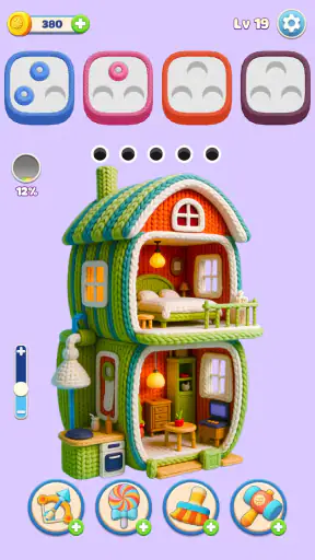 Wool Frenzy: 3D Yarn Unravel