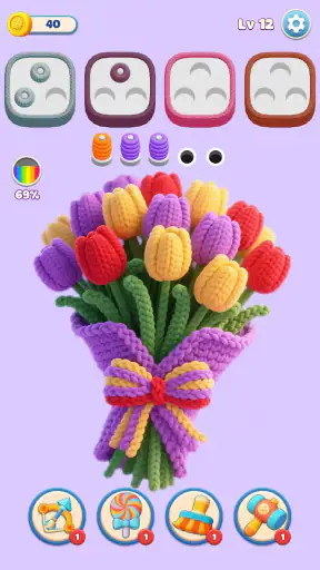 Wool Frenzy: 3D Yarn Unravel