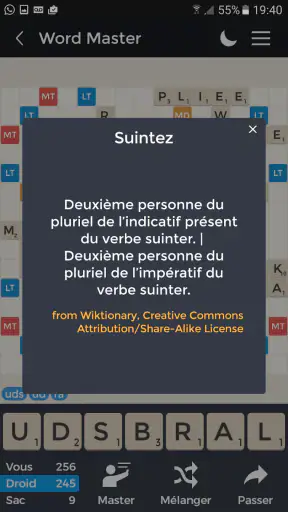 Word Master - Mots Croisés