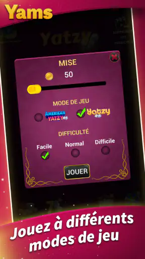 Yams - Jeu de Dés Hors ligne