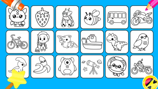 Kids Coloring Pages For Boys